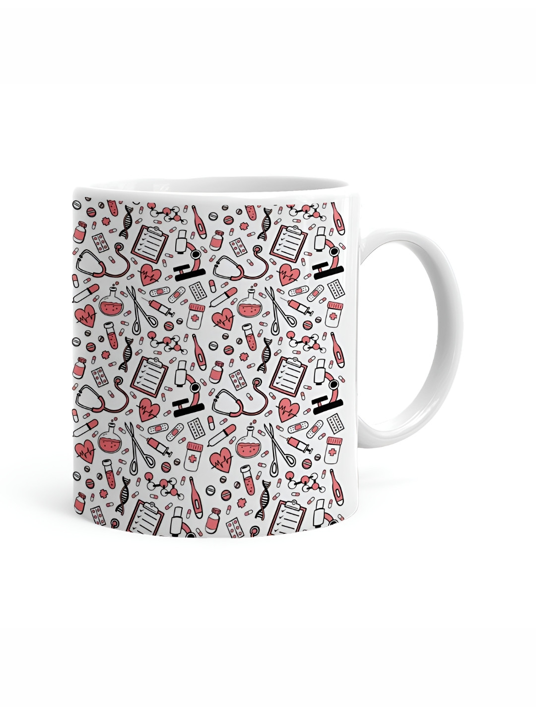 Khakee The Best Dad In The World White Conversational Ceramic Handmade Mug-325ml