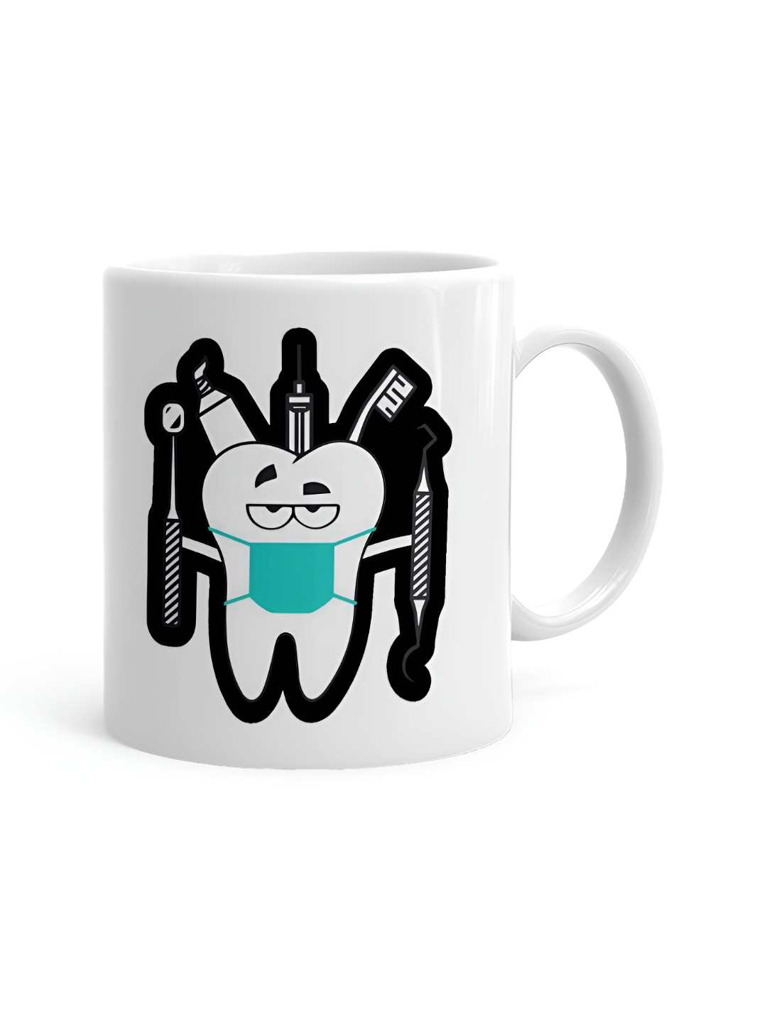 Khakee Worlds Most Awesome Mom White Conversational Ceramic Microwave Safe Mug-325ml