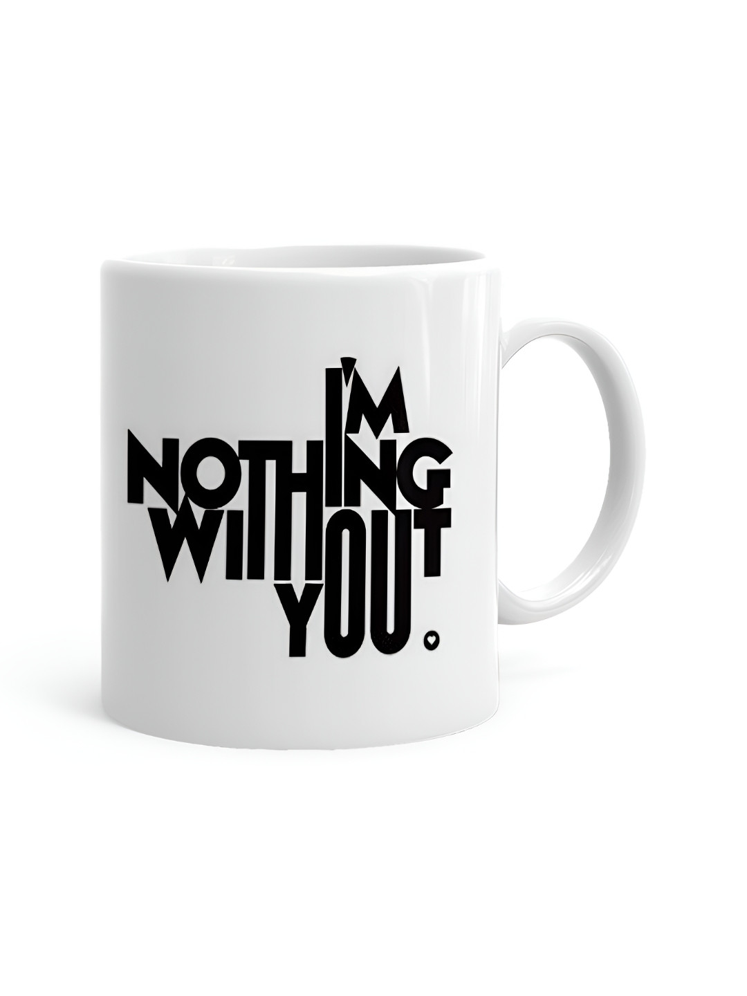 Khakee No Matter How We Fight Brother Sister White Typography Ceramic Microwave Safe Mug-325ml