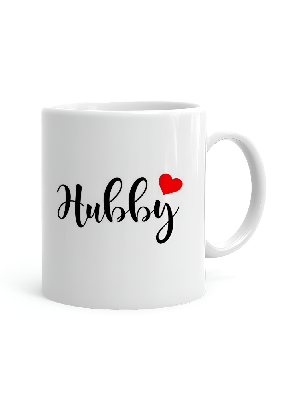 Khakee Mr Right White Typography Ceramic Microwave Safe Mug-325ml