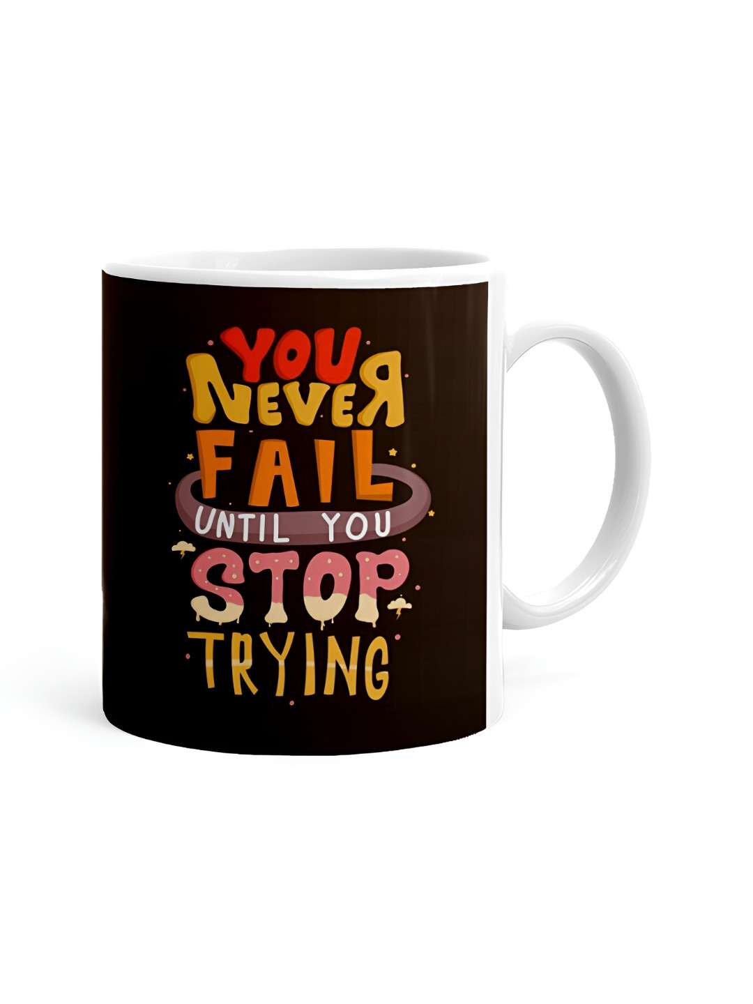 Khakee Happy Anniversary For My Husband Quotes White Typography Ceramic Handmade Mug-325ml