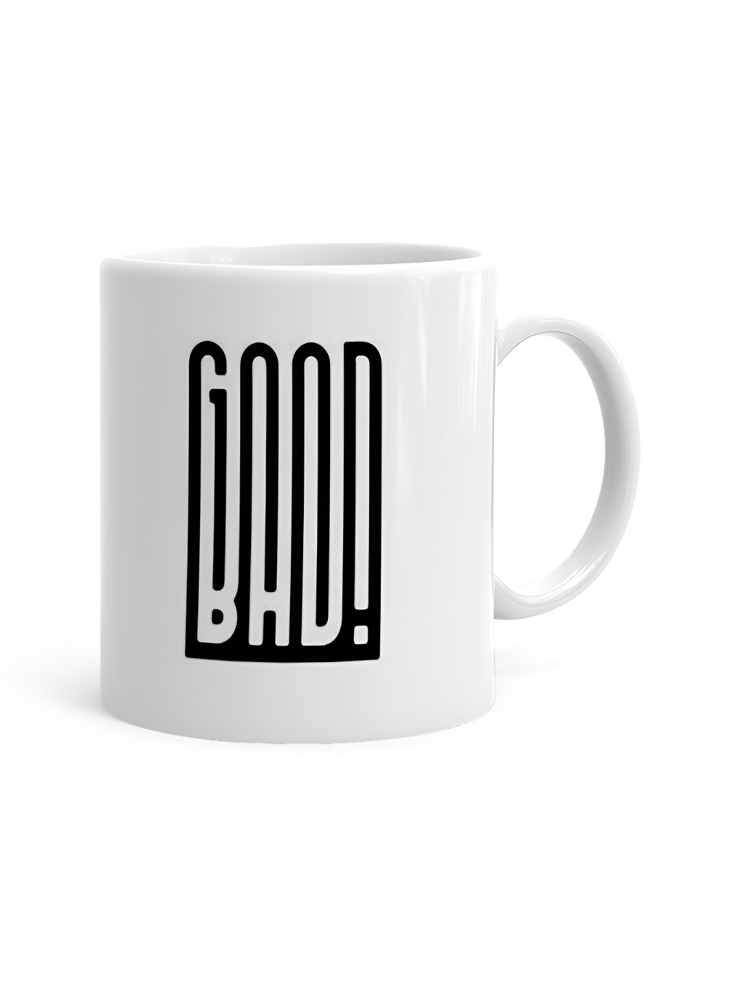 Khakee Mason & Beautiful Sunflower White Typography Ceramic Handmade Mug-325ml