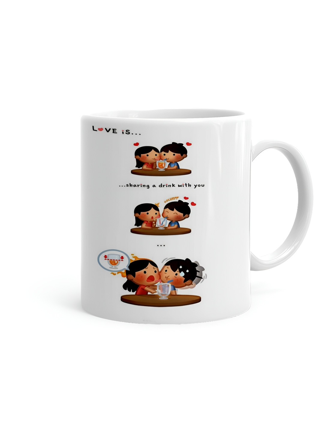 Khakee Best Sasu Maa Ever White Typography Ceramic Microwave Safe Mug-325ml