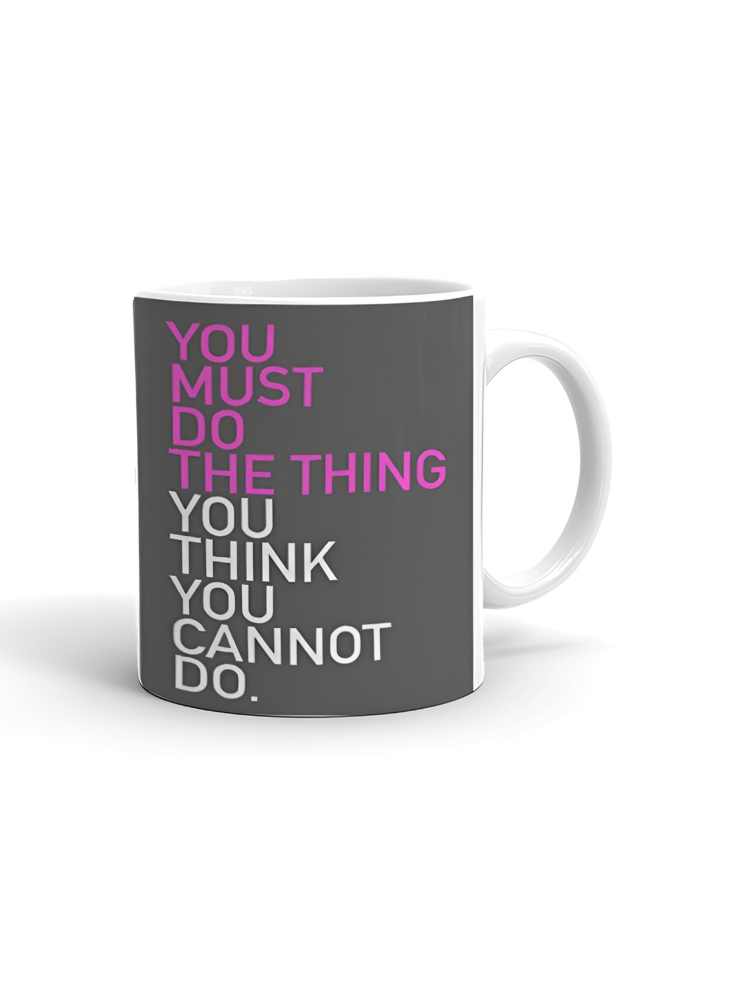 Khakee We Love Grandma White Typography Ceramic Microwave Safe Mug-325ml