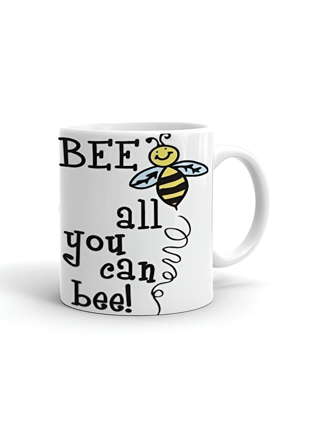 Khakee Mere Pyare Nani White Typography Ceramic Handmade Mug-325ml