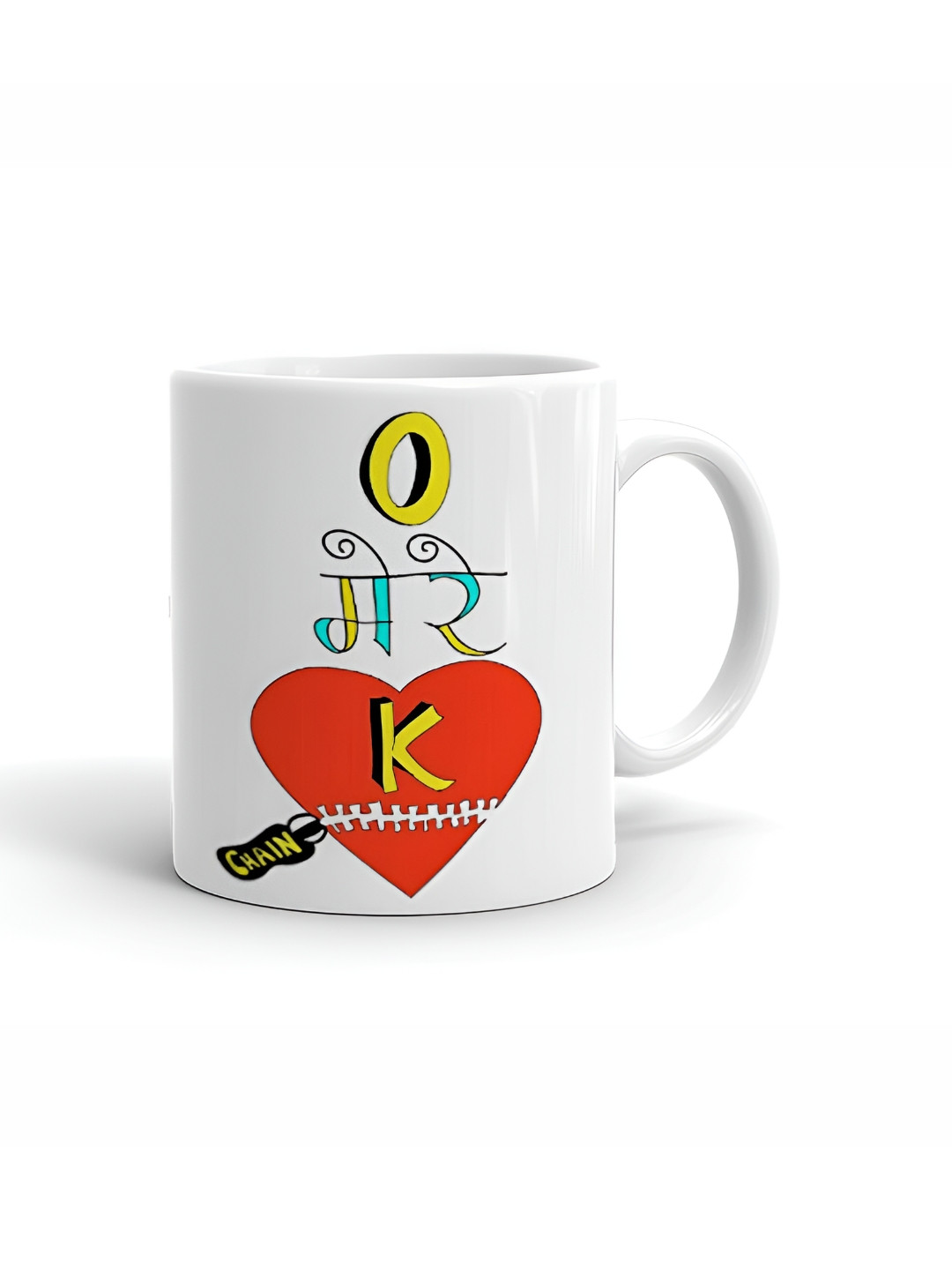 Khakee Personalised Hubby White Typography Ceramic Microwave Safe Mug-325ml