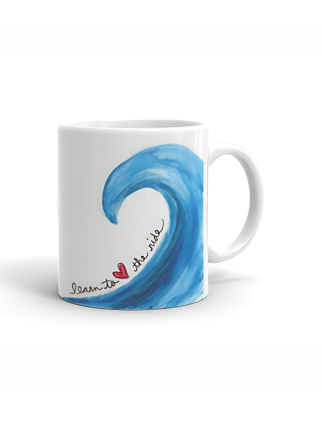 Khakee Success Quoted White Typography Ceramic Microwave Safe Mug-325ml