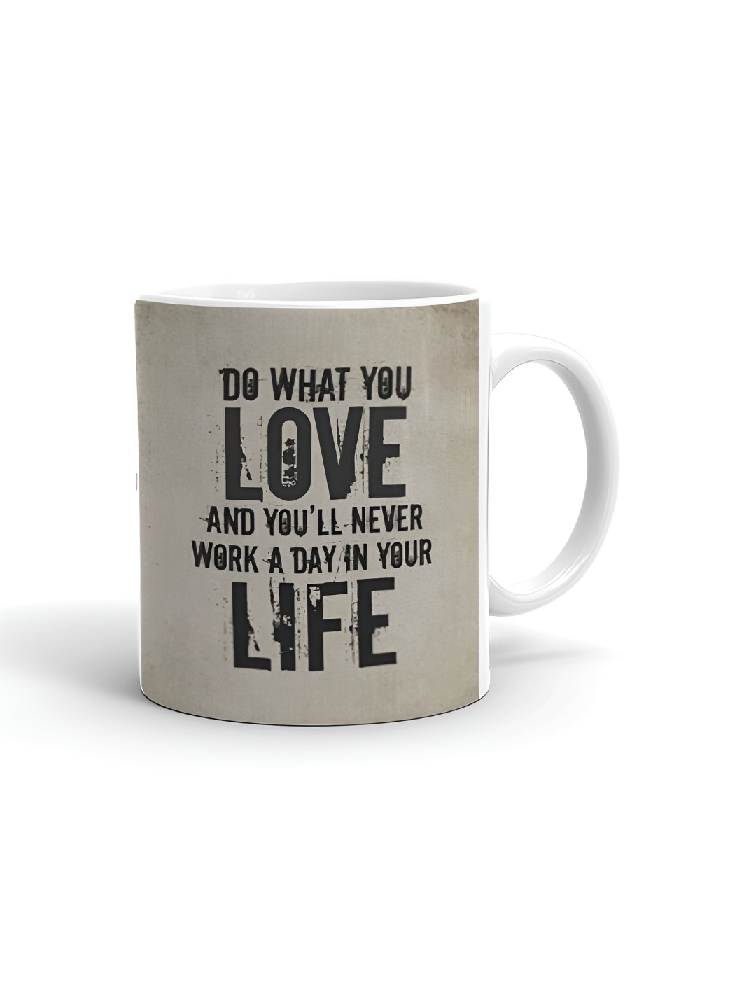 Khakee Best Papa White Typography Ceramic Microwave Safe Mug-325ml