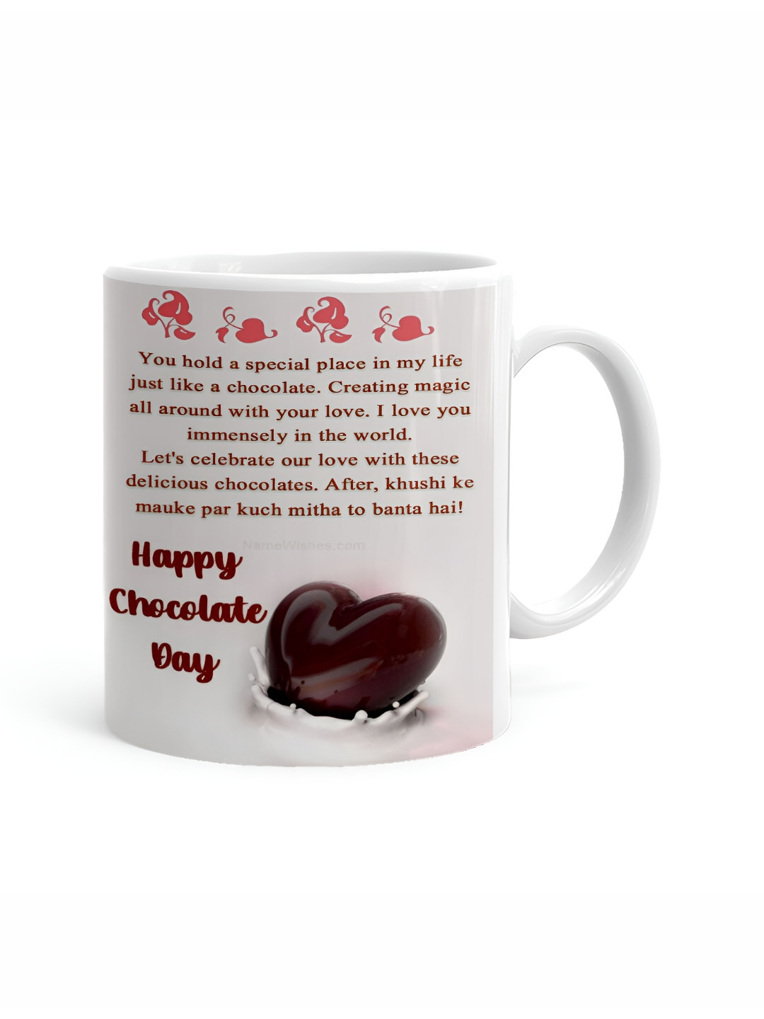 Khakee The Best Dad In The World White Typography Ceramic Microwave Safe Mug-325ml