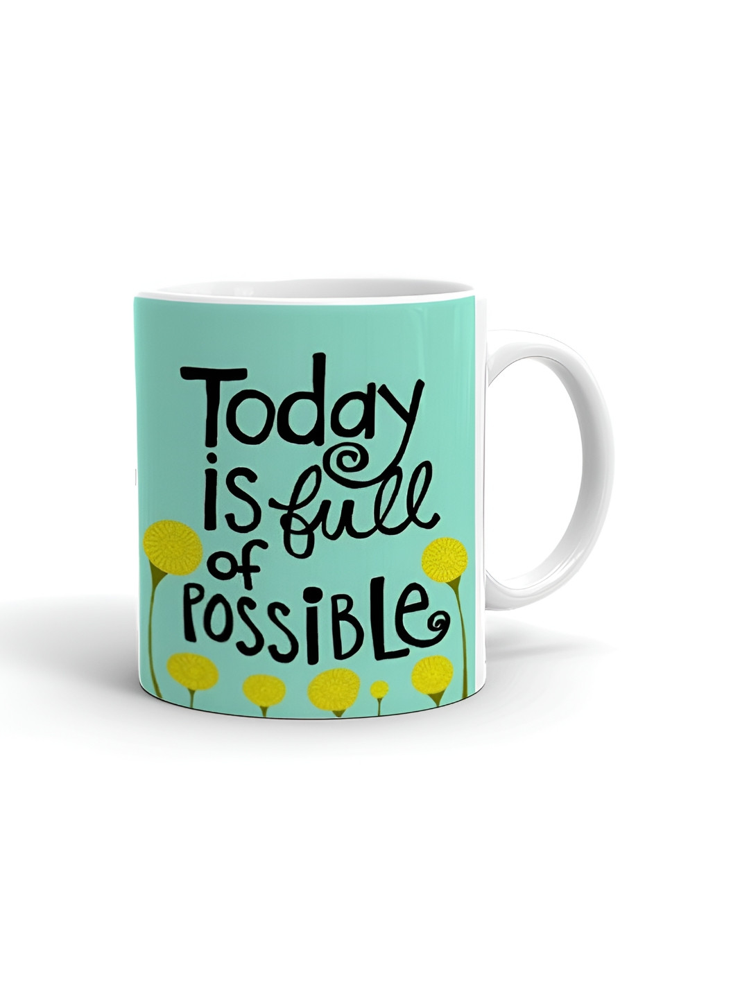 Khakee Red Lipstick White Typography Ceramic Microwave Safe Mug-325ml