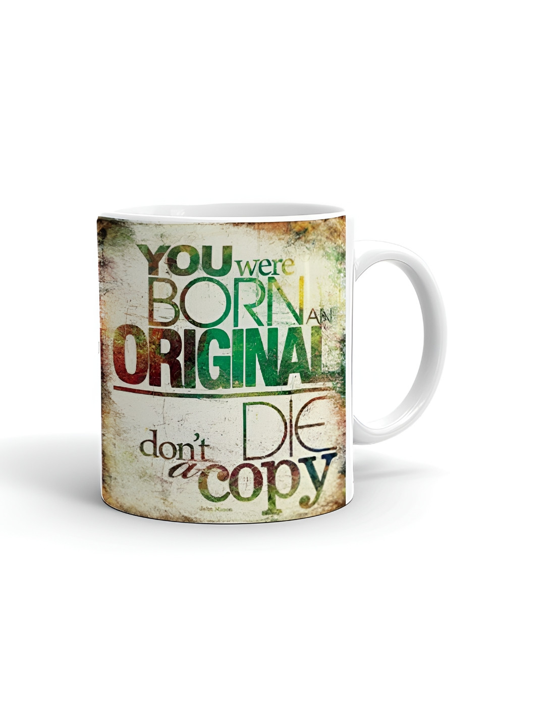 Khakee Keep Calm And Get Excited Im Pregnant White Typography Ceramic Microwave Safe Mug-325ml