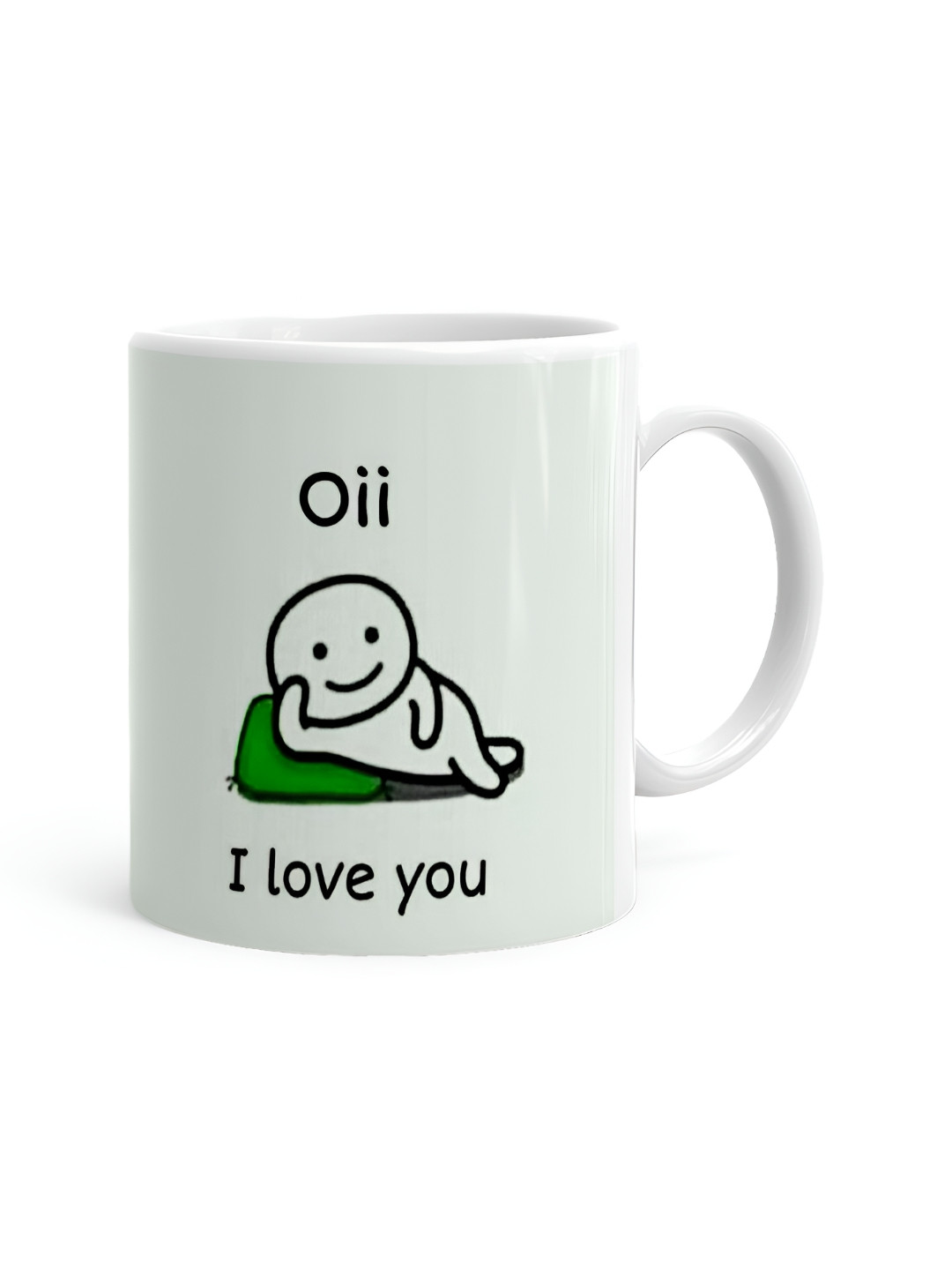 Khakee Happiness Is When Your Family Is There For You White Typography Ceramic Handmade Mug-325ml