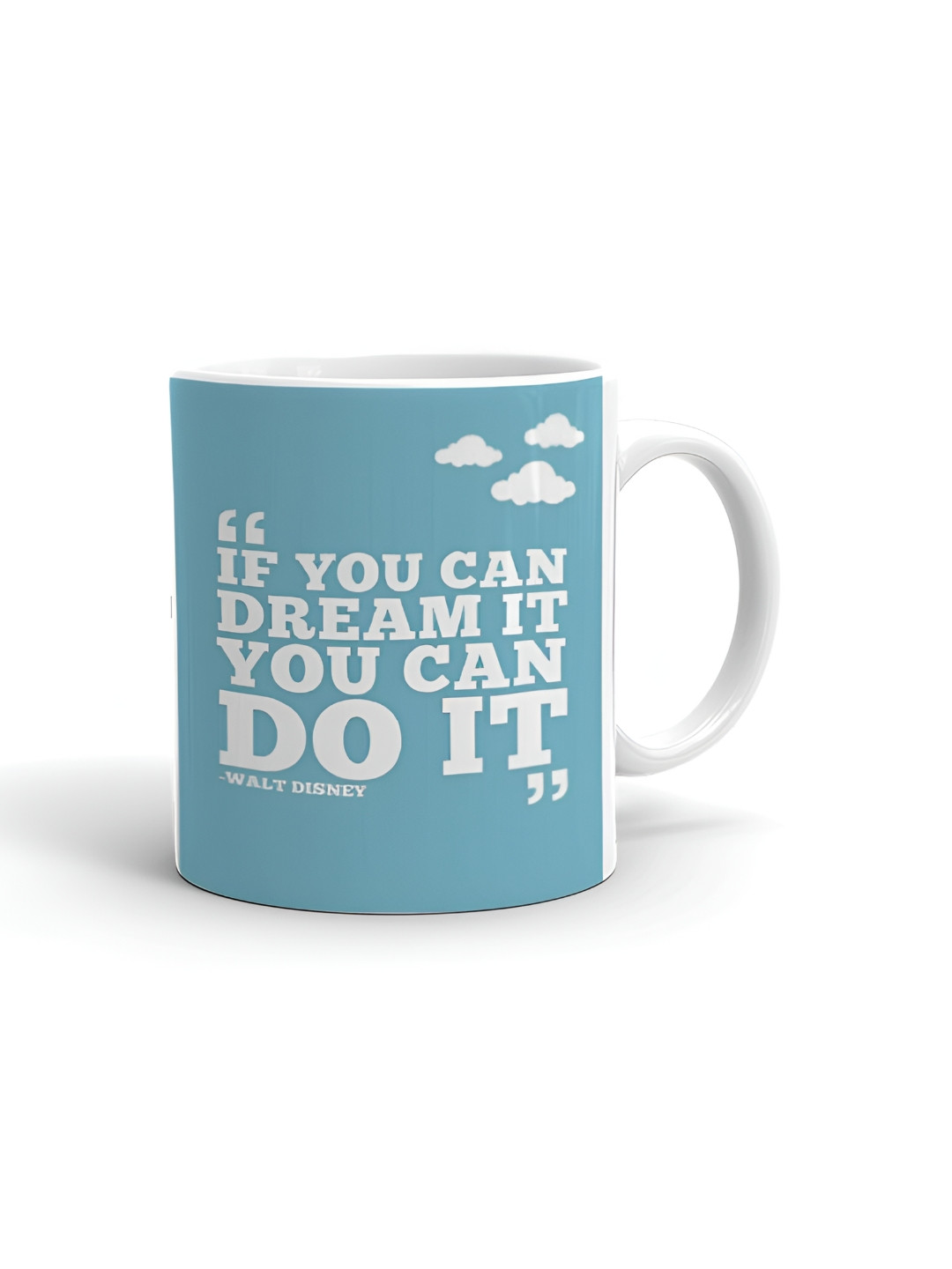 Khakee Perfect Match White Typography Ceramic Microwave Safe Mug-325ml