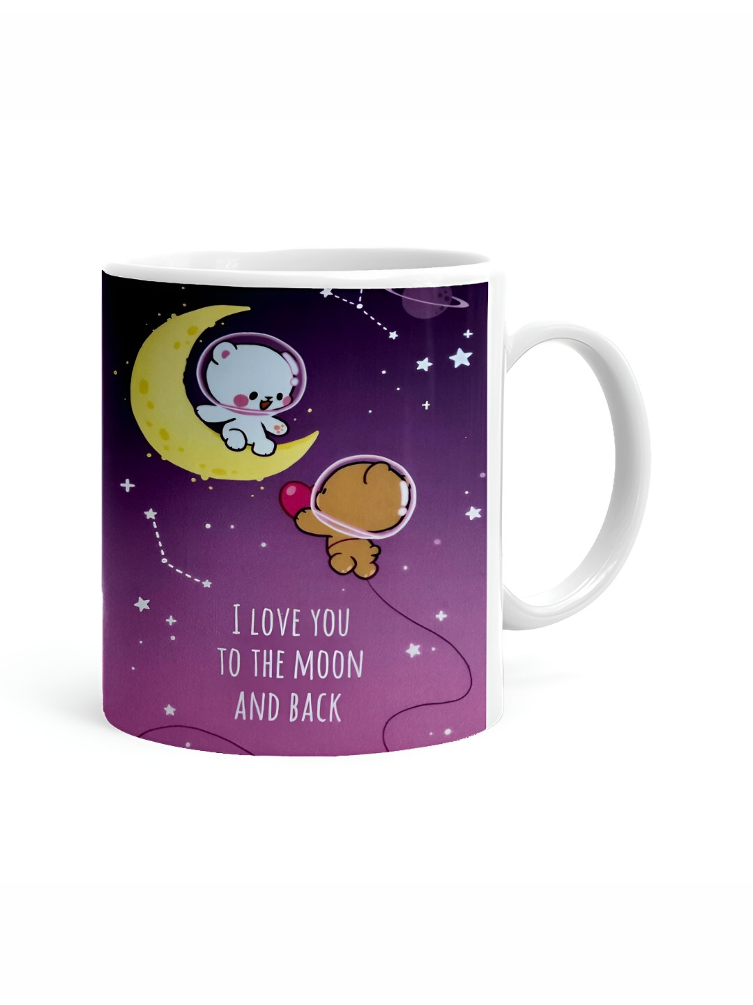 Khakee Best Friend? Nahhhh, She My Sister White Typography Ceramic Handmade Mug-325ml