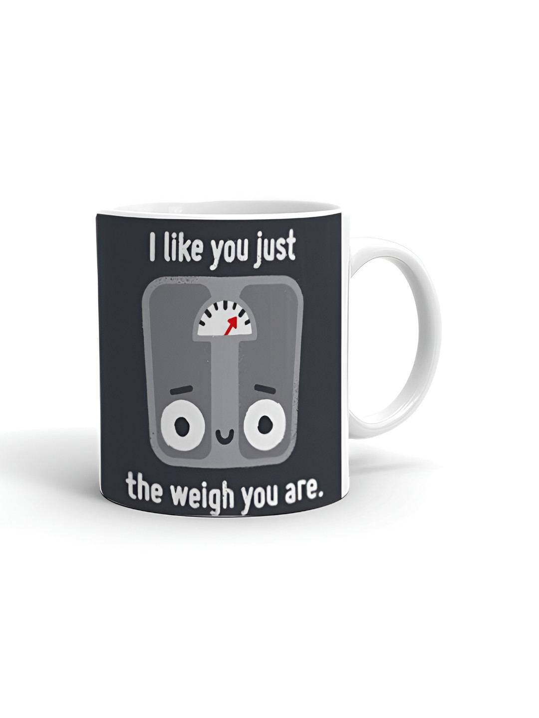 Khakee Freindship Isnt a Big Thing Its a Million Little Things White Typography Ceramic Microwave Safe Mug-325ml