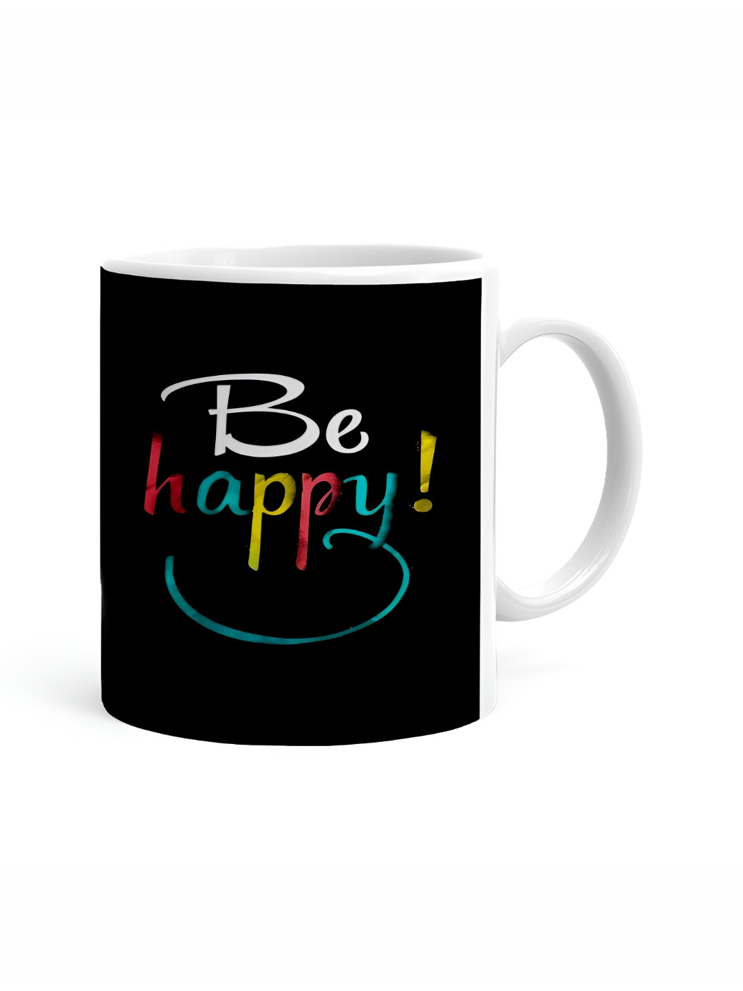 Khakee Lark White Typography Ceramic Handmade Mug-325ml