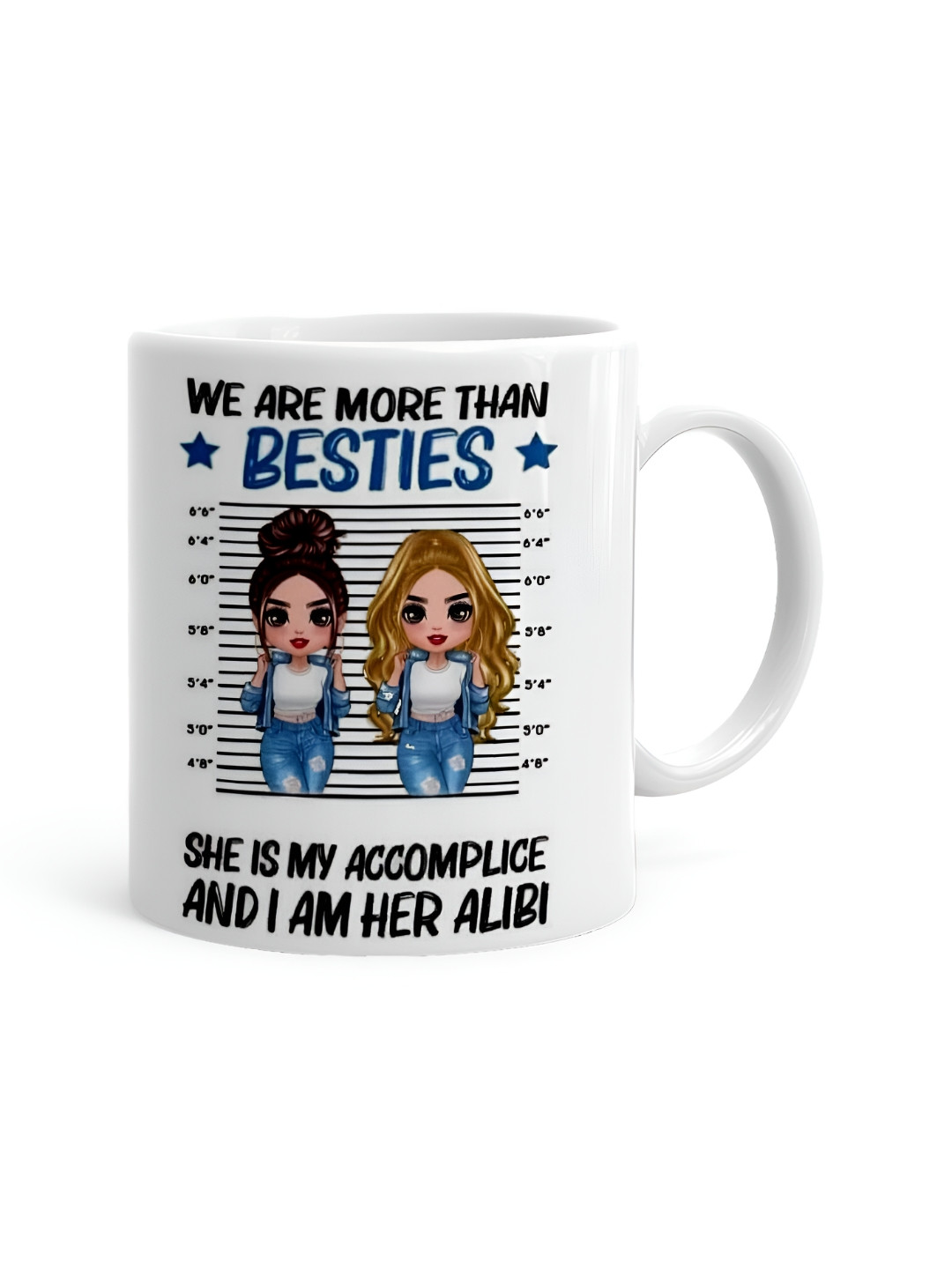 Khakee I Love U in the Moon And Back White Typography Ceramic Microwave Safe Mug-325ml