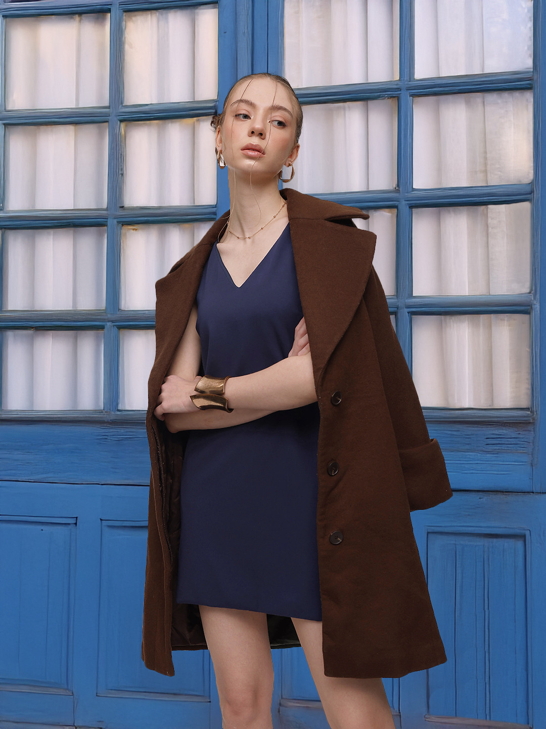 French Connection Sleeveless A-Line Mini Dress