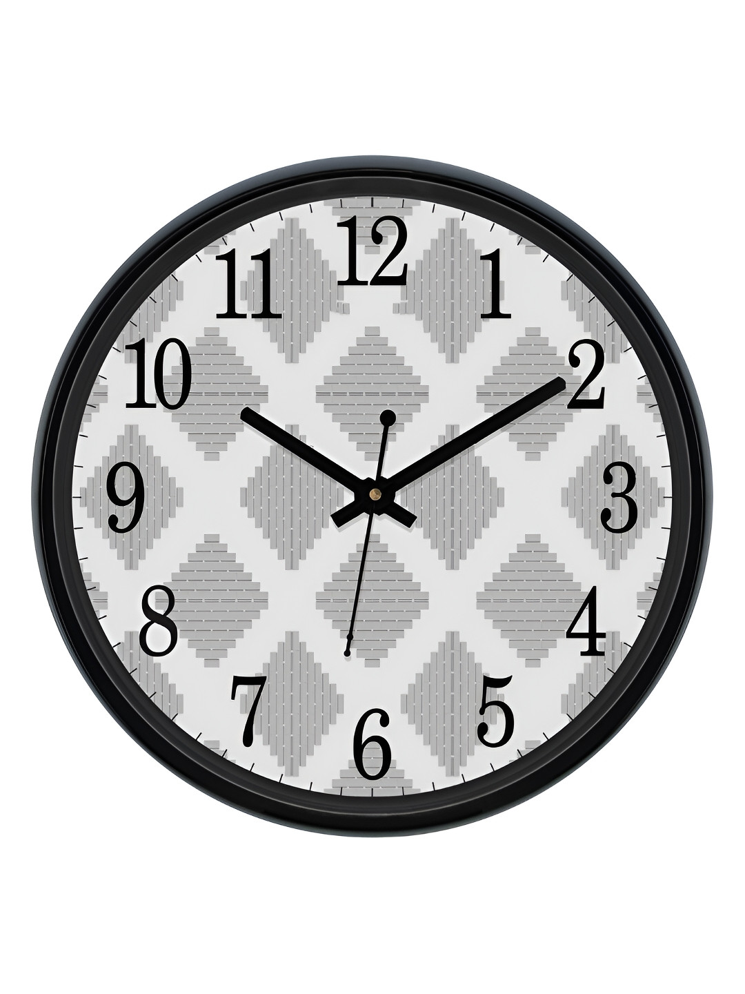 Aura Classic & Modern Stylish Plastic Silent Clock Round Battery Analogue Wall Clock-30.5cm