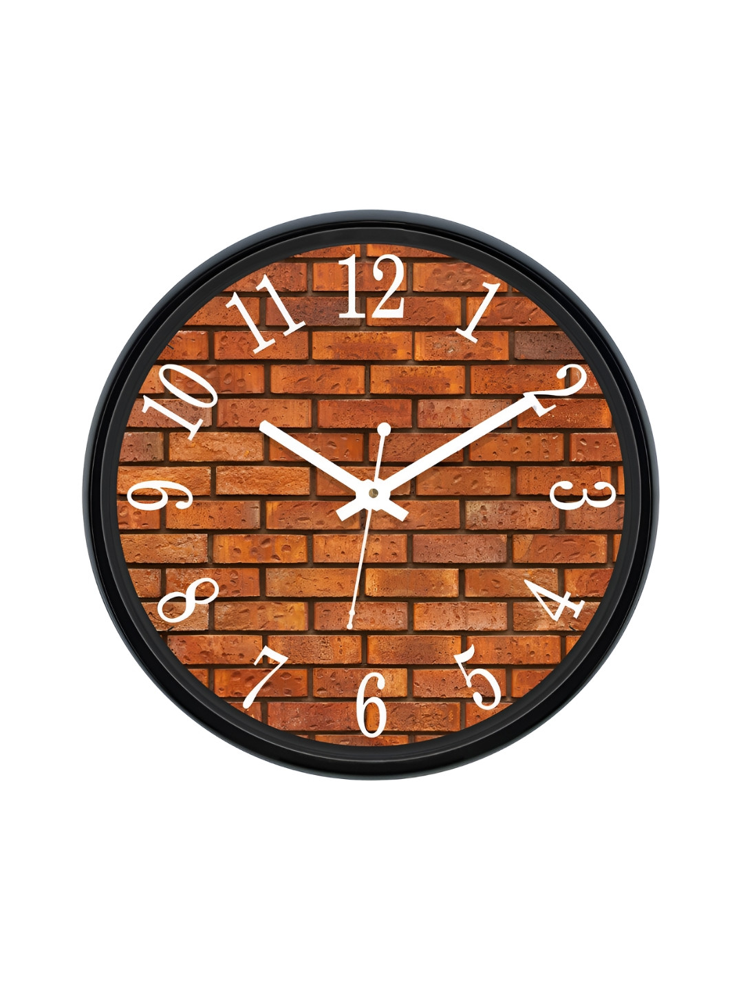 Aura Classic & Modern Stylish Plastic Handcrafted Round Battery Analogue Wall Clock-30cm