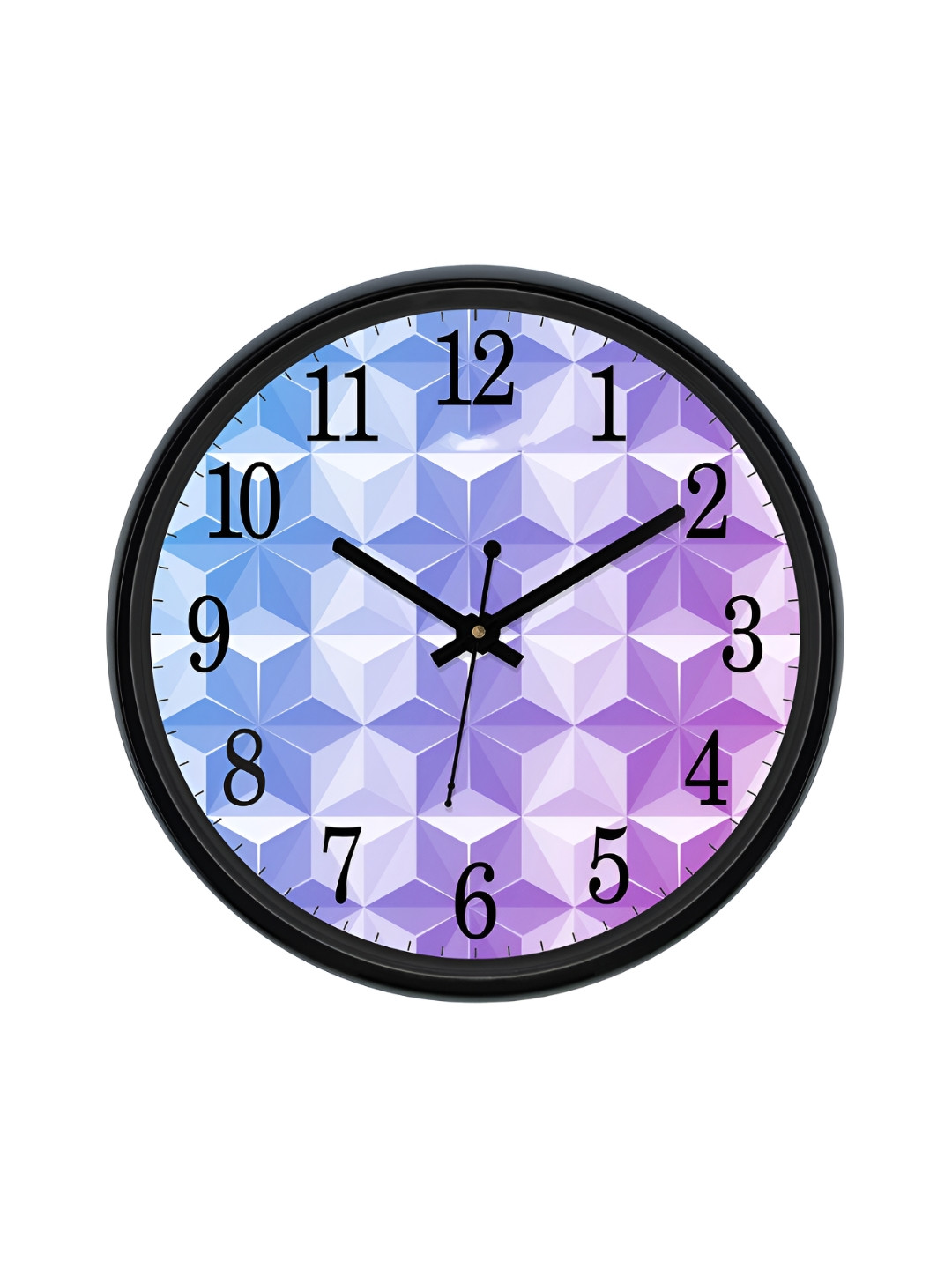 Aura Classic & Modern Stylish Plastic Handcrafted Round Battery Analogue Wall Clock-30cm