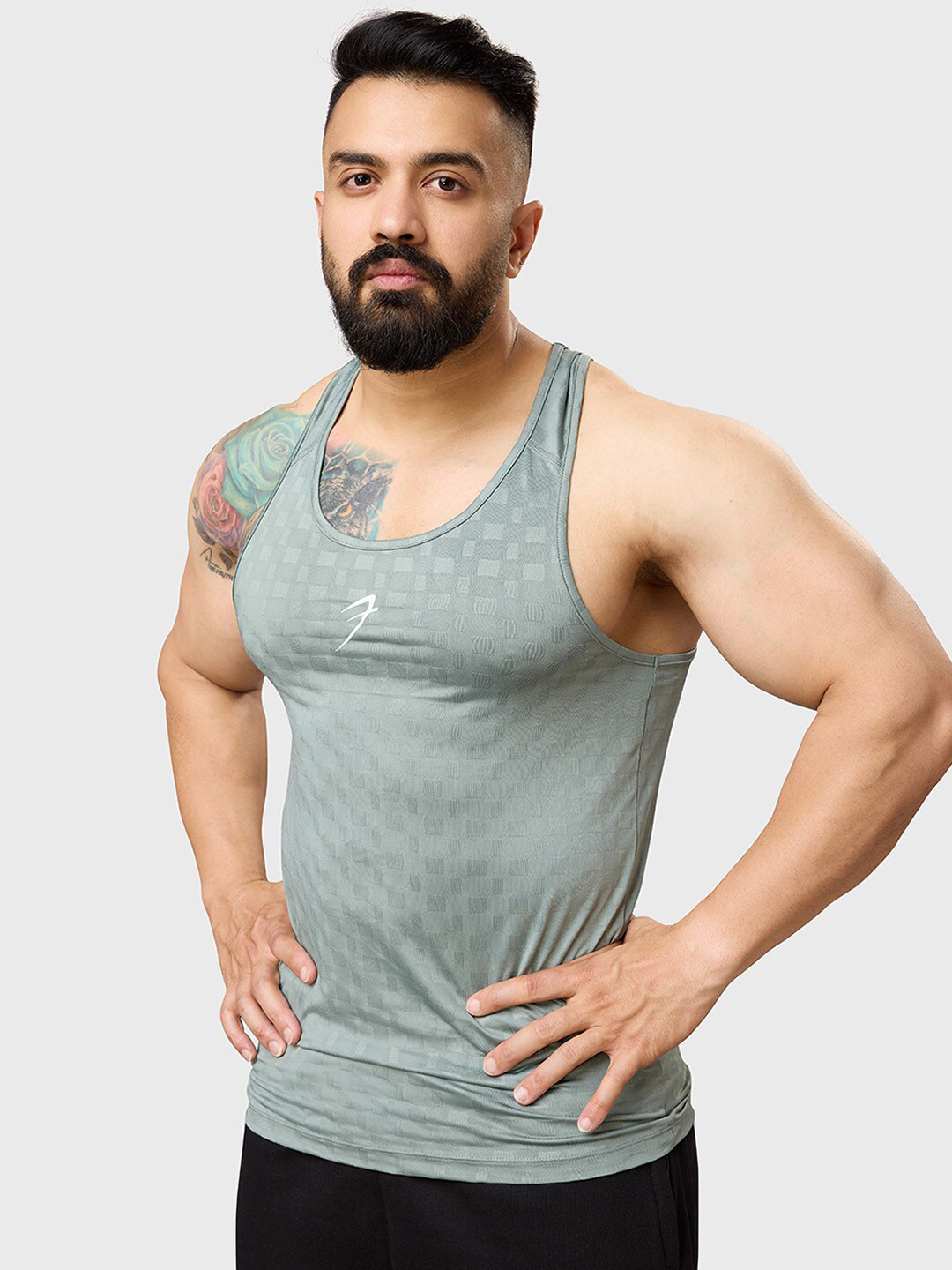 FUAARK Rich Sleeveless Innerwear Vests Astral Tank Sea Green S