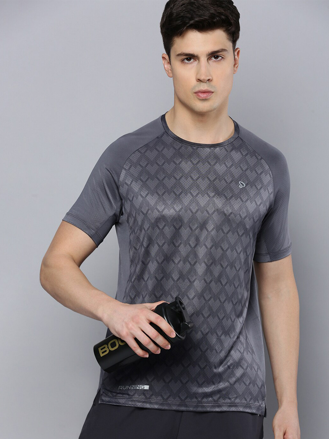 SPORTO Printed Dri-FIT Round Neck Jersey T-shirt