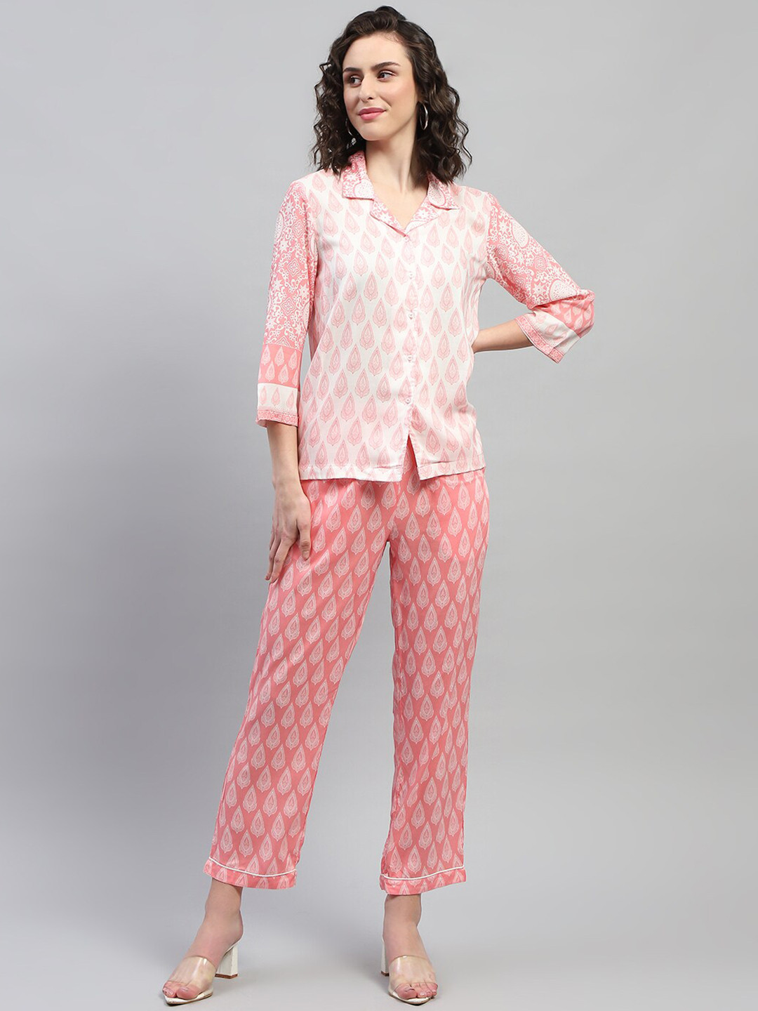 Monte Carlo Printed Shirt With Trouser Co-Ords