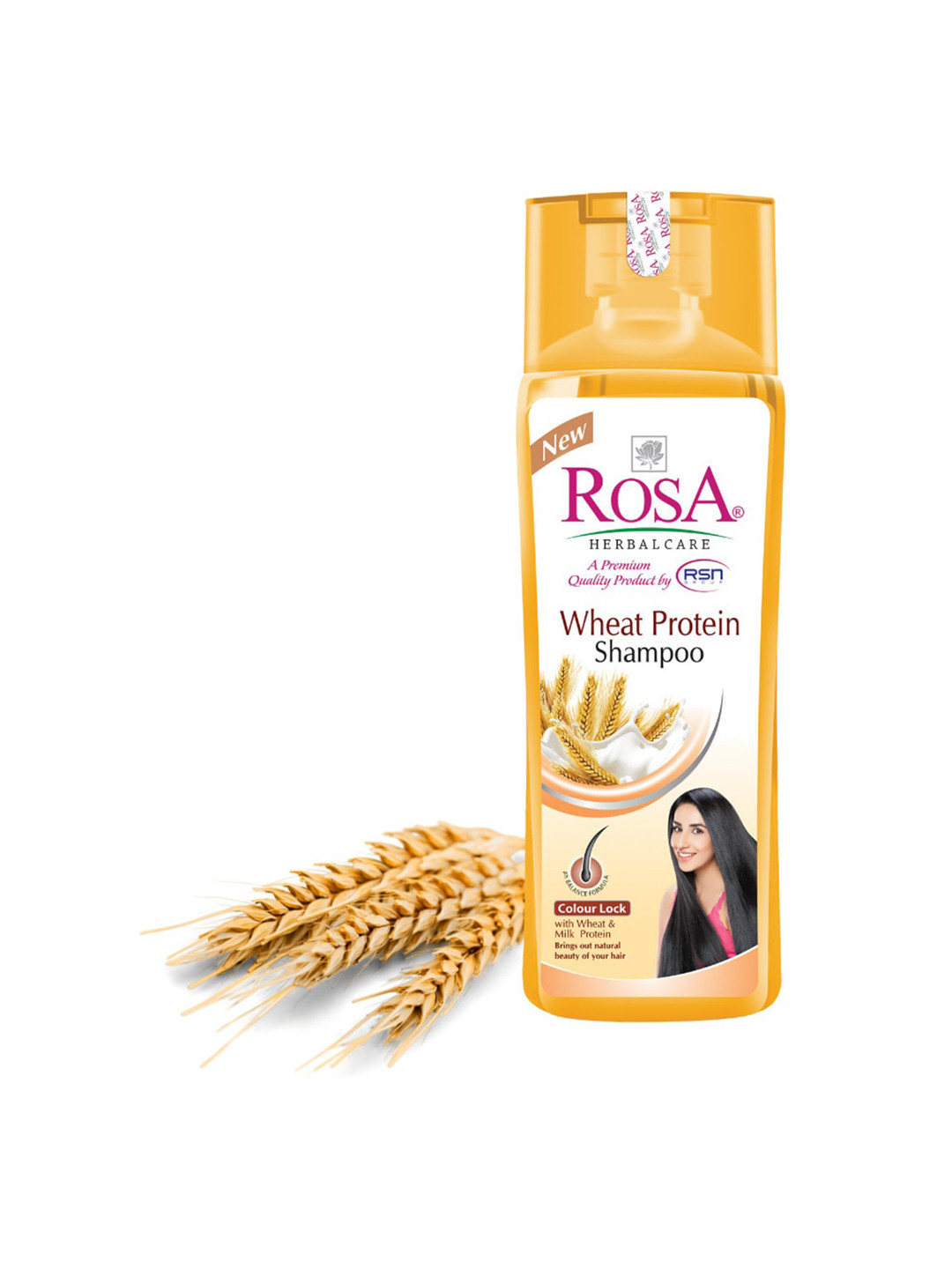 ROSA Wheat Protein Colour Lock Shampoo With Milk Proteins - 1L