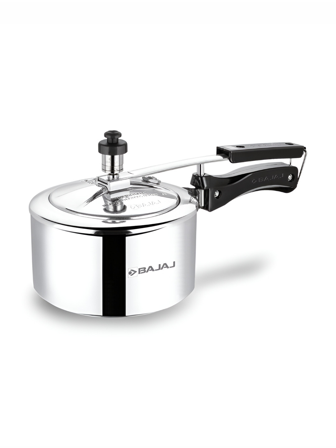Bajaj New Shakti ILPC Silver Aluminium Easy to Clean Induction Inner Lid Pressure Cooker-2 L