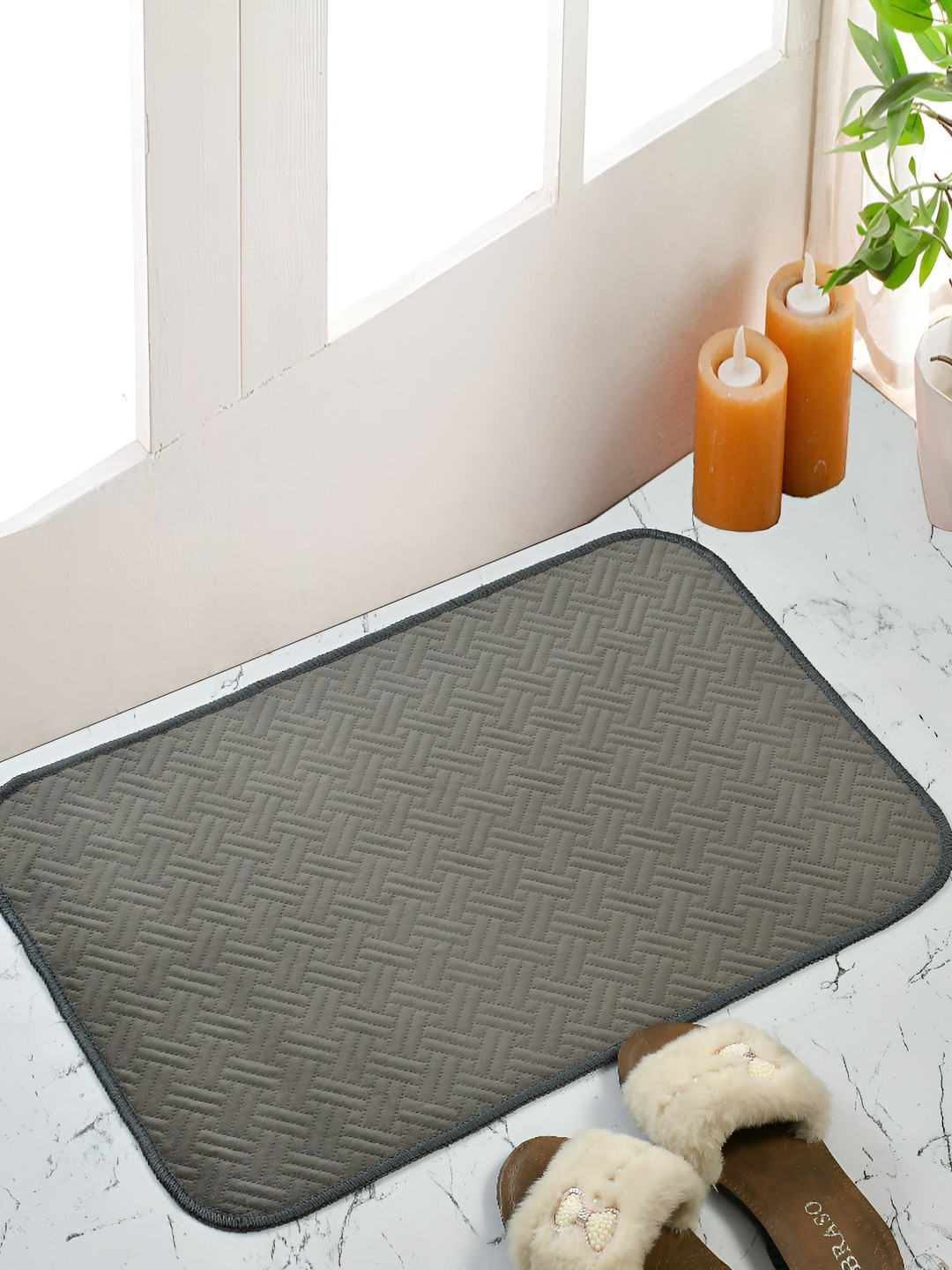 Florida Grey Textured Anti-Skid Doormat