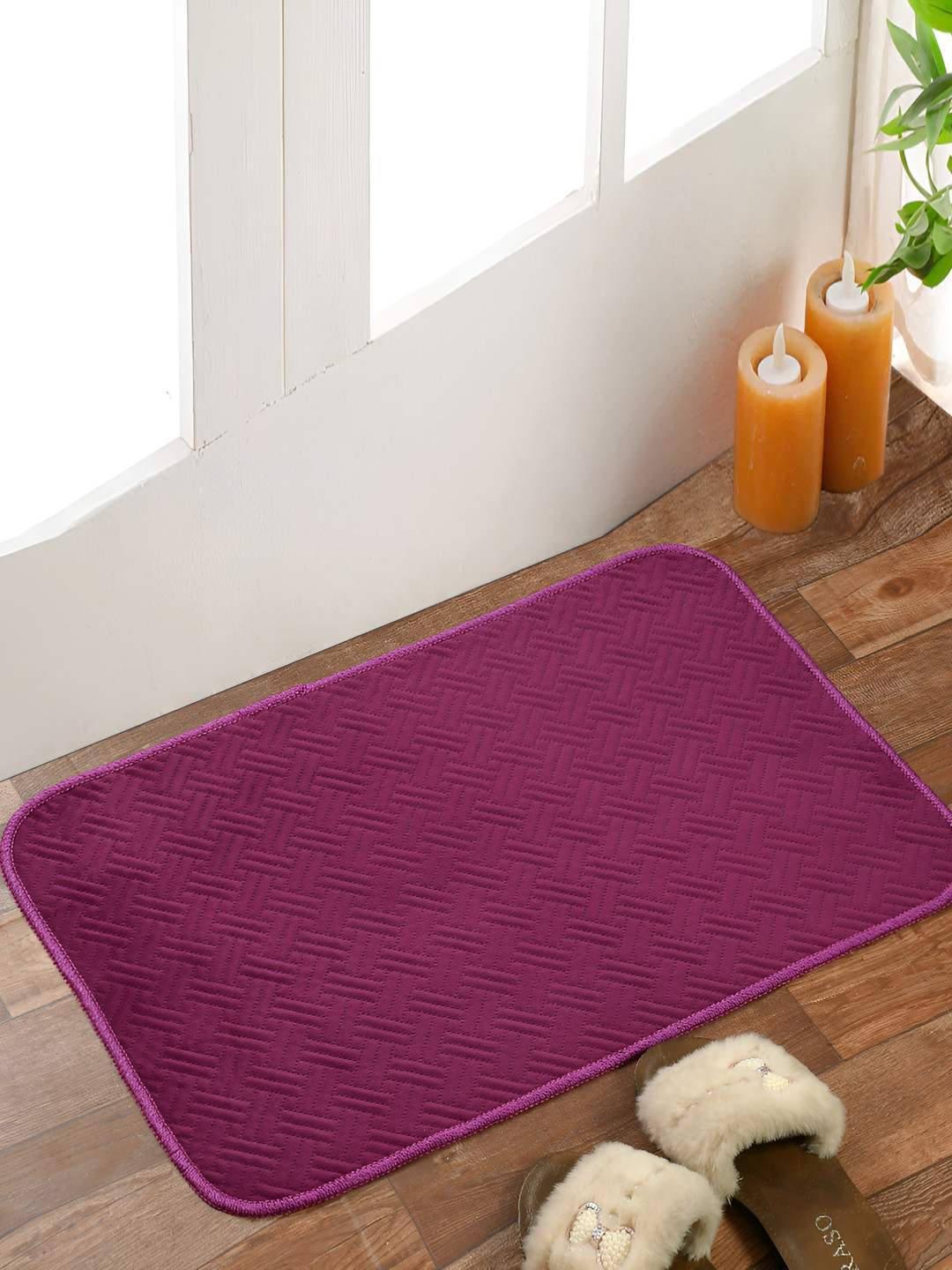 Florida Purple Textured Anti-Skid Doormat