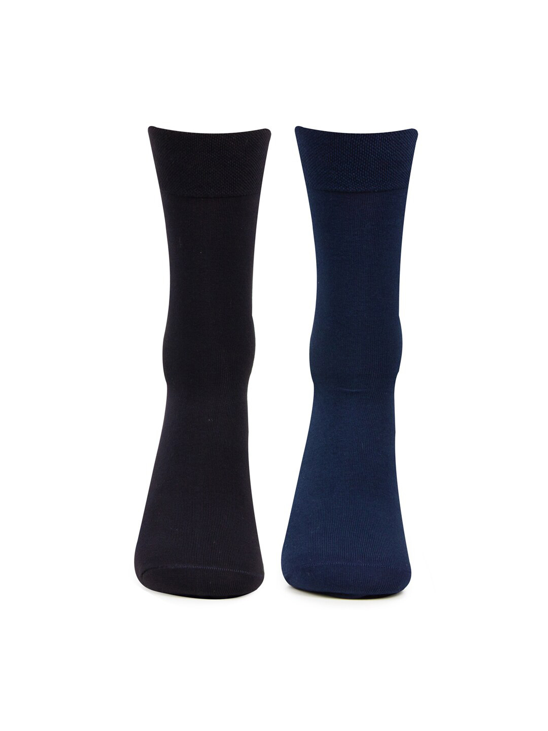 Bonjour Men Pack Of 2 Assorted Calf-Length Socks