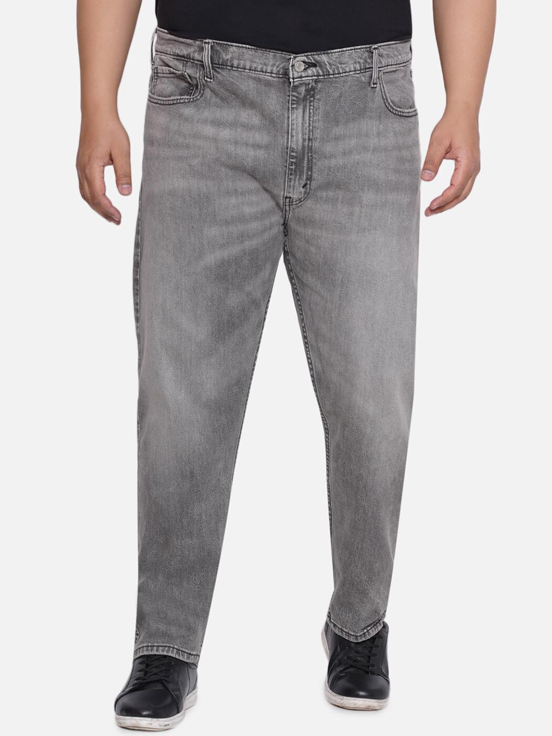 Santonio Men Plus Size Heavy Fade Clean Look Stretchable Jeans