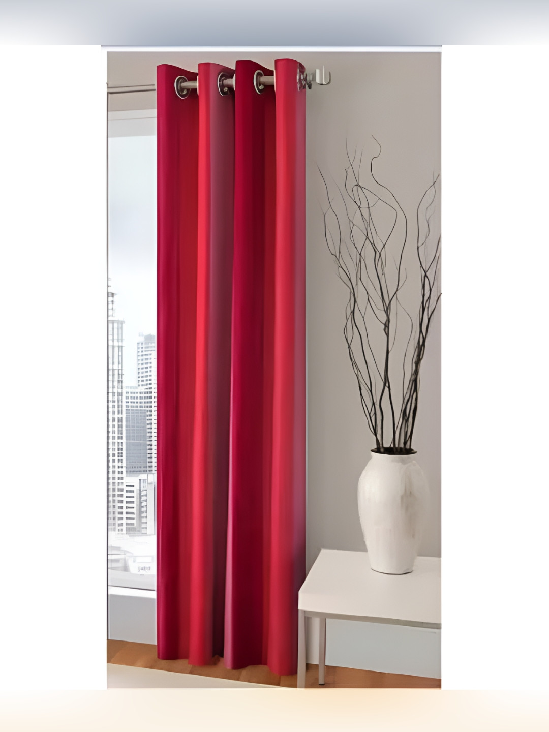 Shopgallery Pink Room Darkening Long Door Curtain