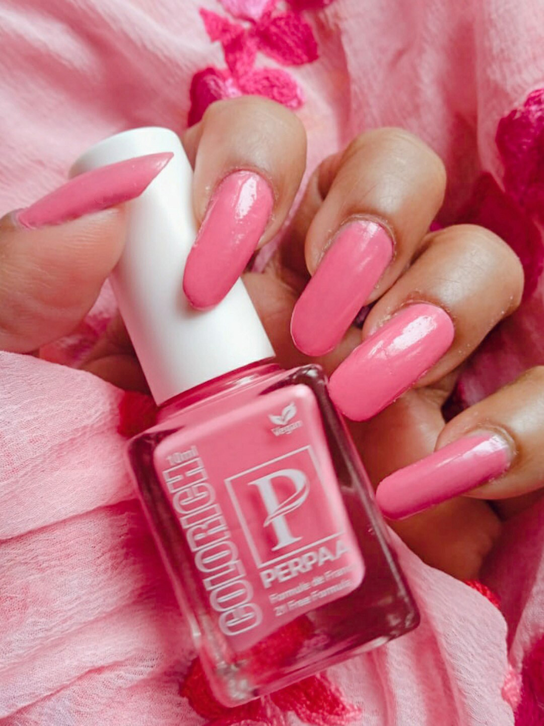 PERPAA Colorich Formule De France 21 Free Formula Nail Polish - 10ml - Rose Pink
