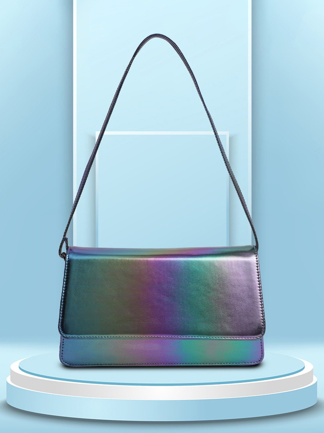 Fastrack Structured Baguette Shoulder Bag