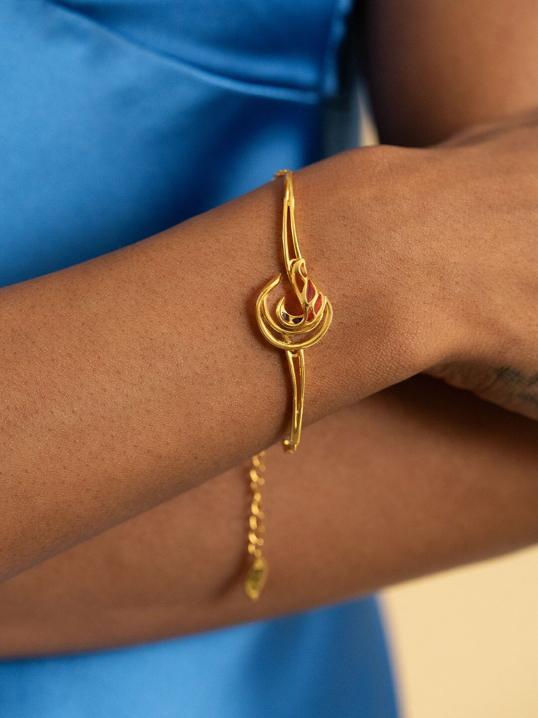 SHAYA 925 Silver Gold-Plated Bracelet