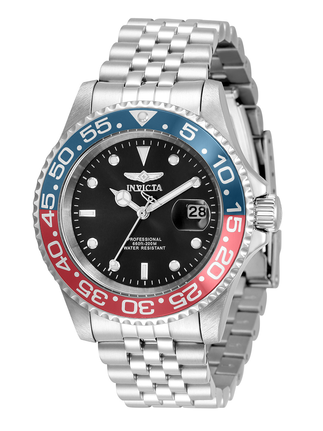 Invicta Men Pro Diver Quartz Black Dial Analog Watch 34102