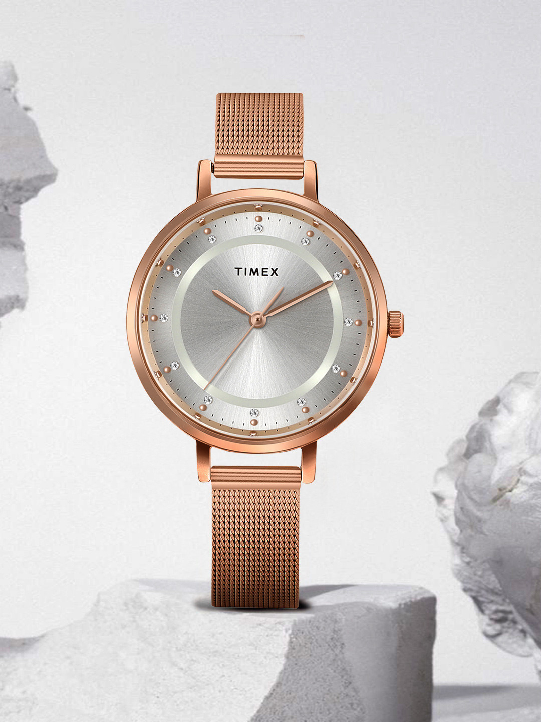 Timex Women Bracelet Style Straps Analogue Watch TWEL158SMU05