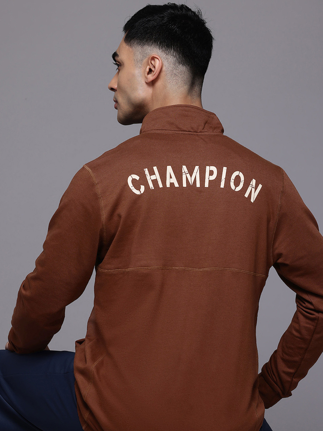 HRX by Hrithik Roshan Iron Tribe Printed Training Sweatshirt