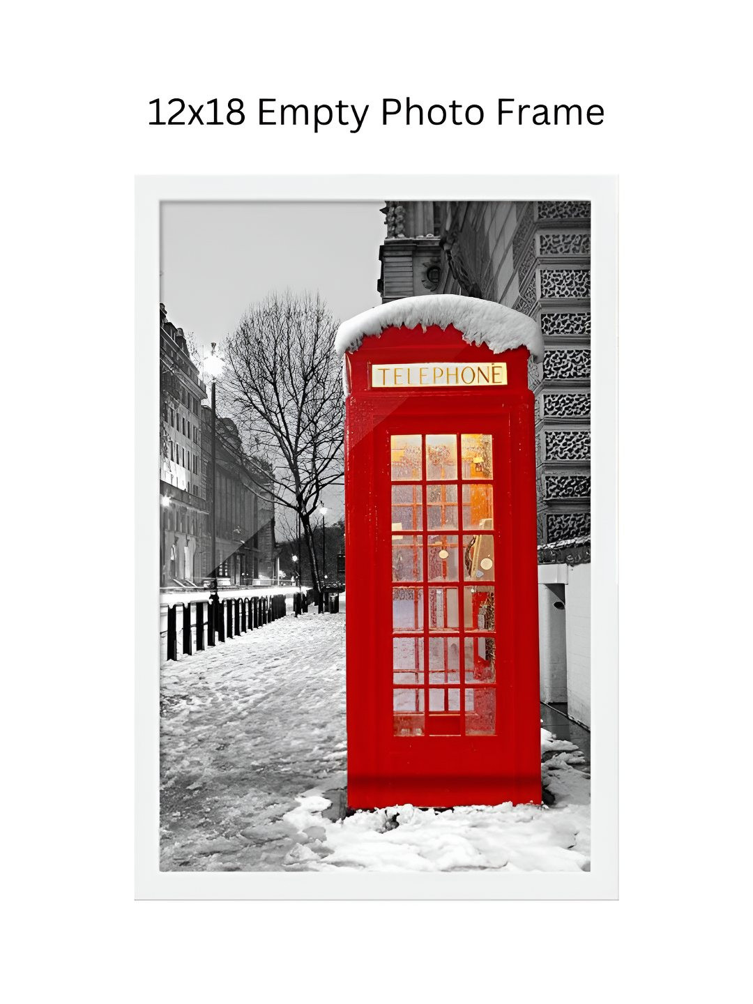 AbhiKalpya Art Studio-Get a vibe White & Red Wall Photo Frames