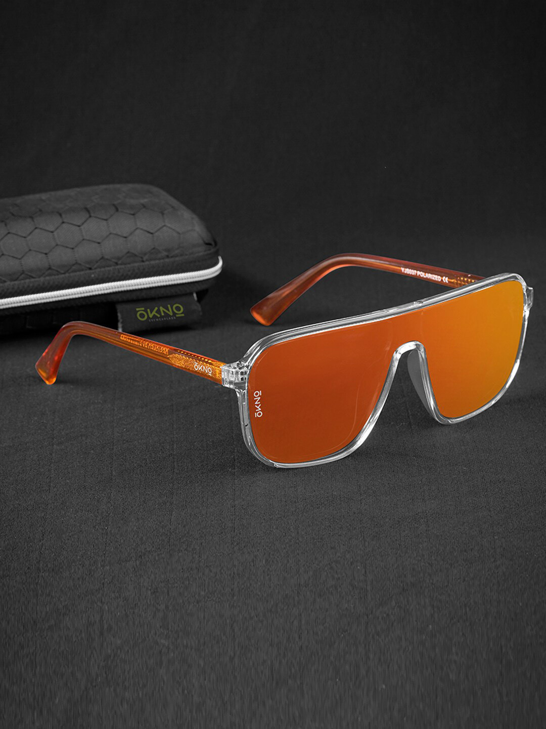 Eyewearlabs Orange Polarized Sunglasses Eyewearlabs OKNO Polarized