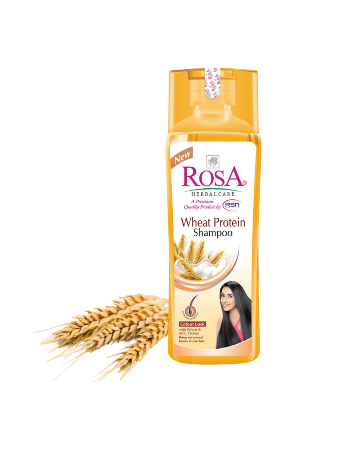 ROSA Wheat Protein Shampoo With Milk Protein For Damaged Hair -500 ml