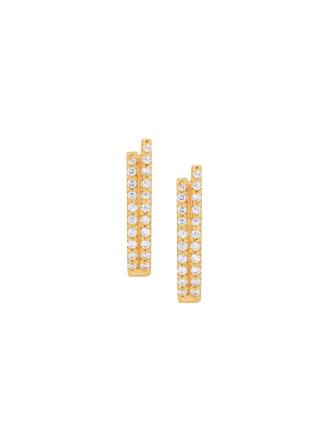 BHIMA 916 BIS Hallmark 22K Gold Hoop Earrings