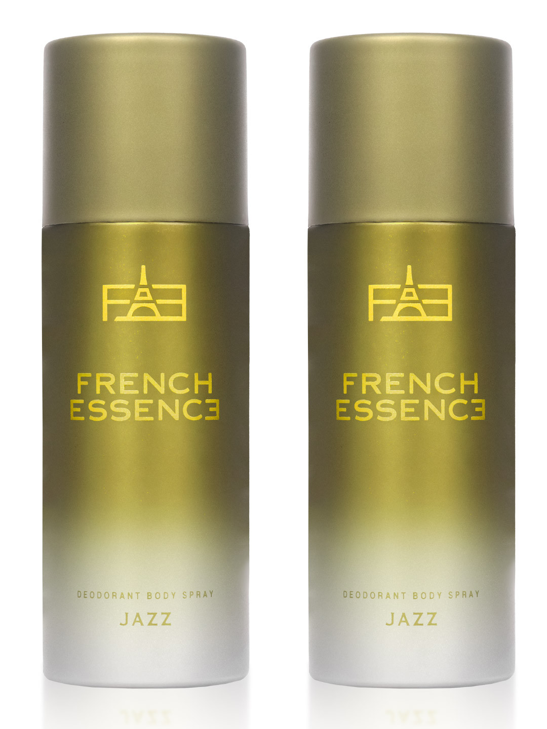 FRENCH ESSENCE Men Set Of 2 Luxury Jazz Long Lasting Deodorant - 150ml Each