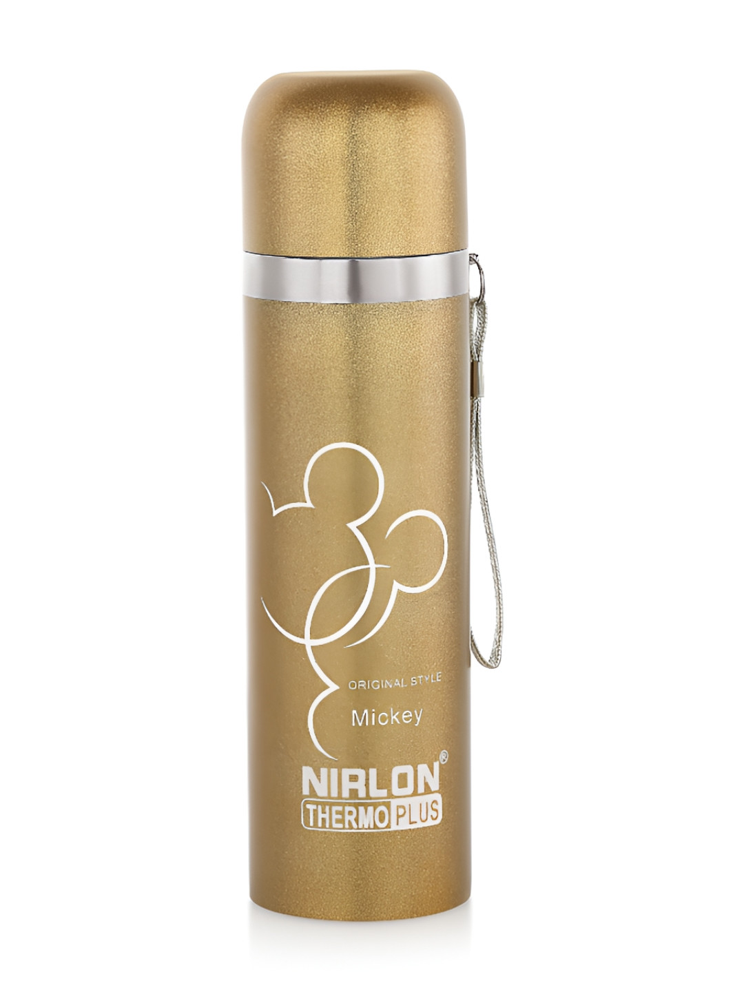 NIRLON Grace Gold Typography Stainless Steel Double Wall Vacuum Flask - 500ml