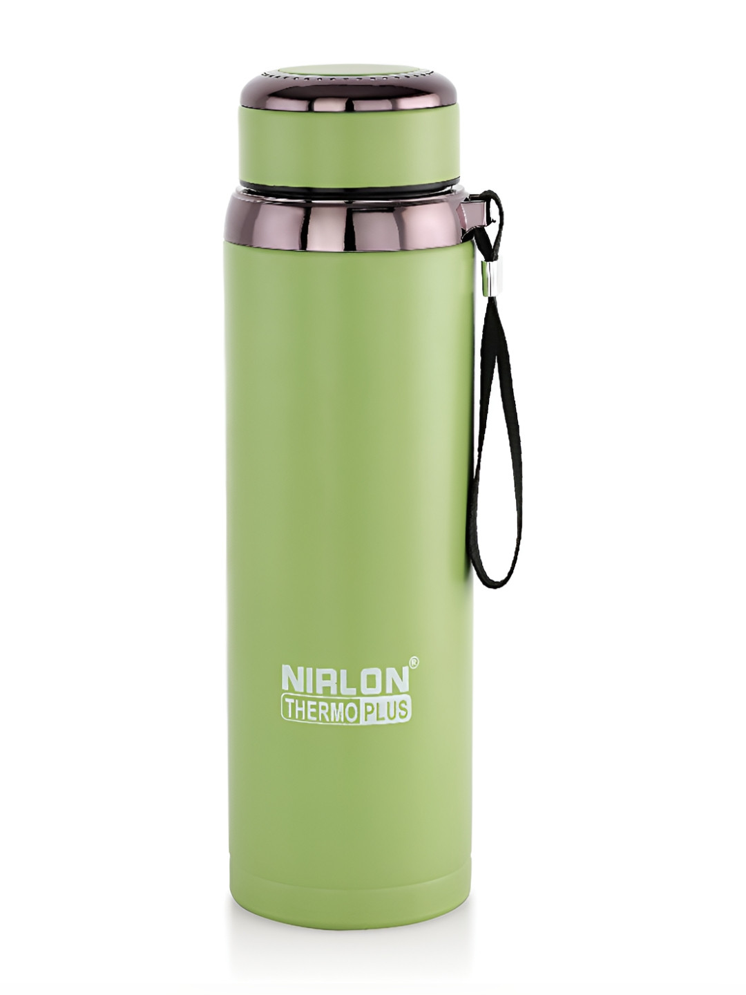 NIRLON Supercool Green Solid Stainless Steel Spill Proof Flask - 800ml