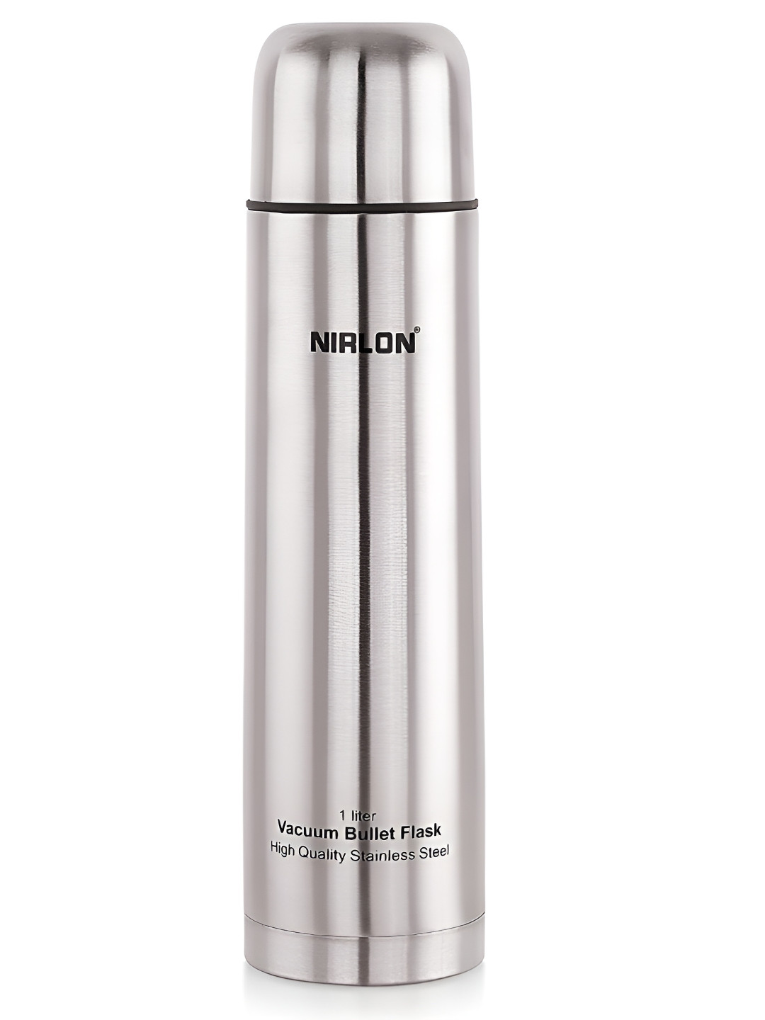 NIRLON Bullet Silver Stainless Steel Double Wall Vacuum Flask - 700ml