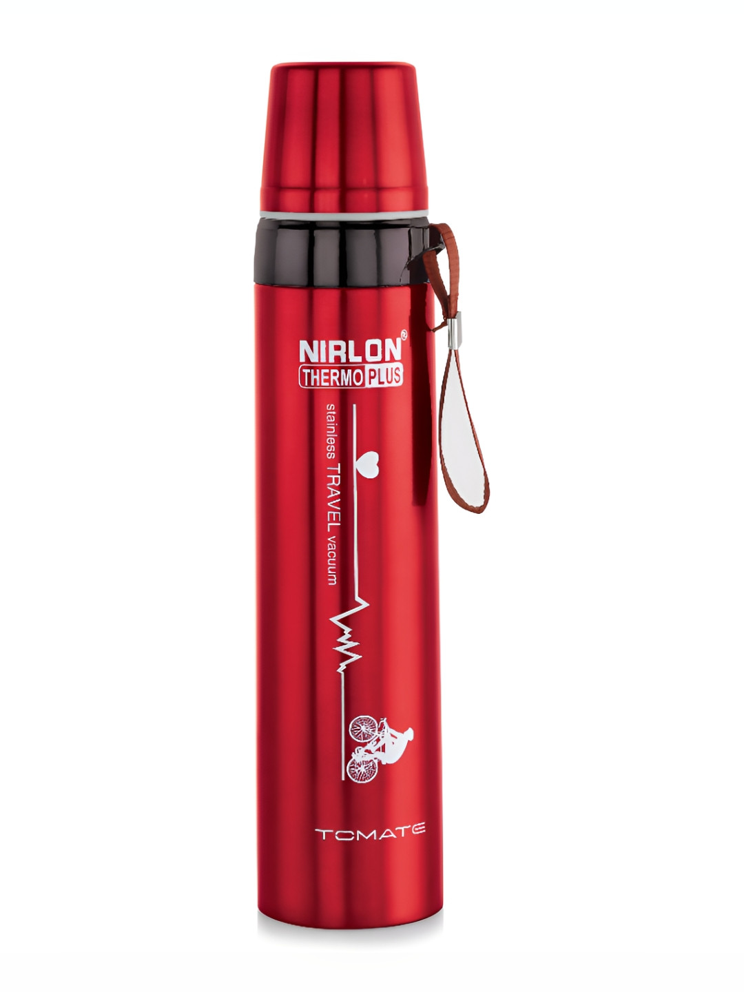 NIRLON Red Stainless Steel Water Bottle 1L